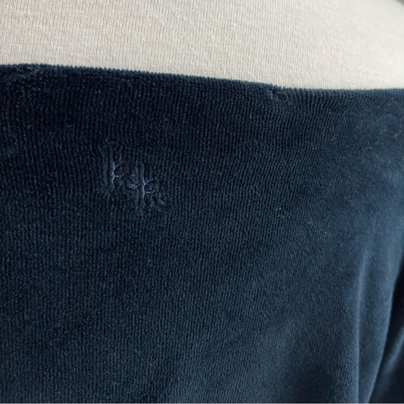 KENDALL + KYLIE Off Shoulder Pullover in True Navy - Picture 15 of 15